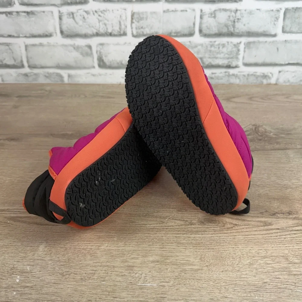 The North Face ThermoBall Traction Bootie Purple Orange Kids Size 1